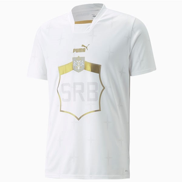 Authentic Camiseta Serbia 2ª 2022-2023 Blanco